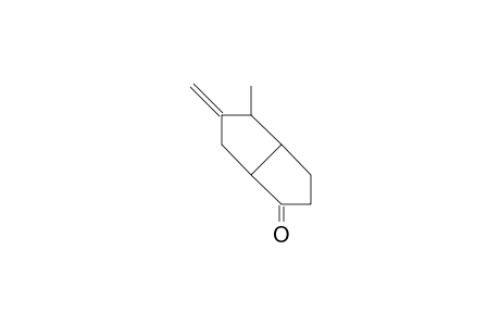 Bicyclo[3.3.0]octan-2-one, 6-methyl-7-methylene- or 8-methyl-7-methylene-