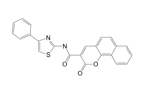 2-Oxo-N-(4-phenylthiazol-2-yl)-2H-benzo[h]chromene-3-carboxamide