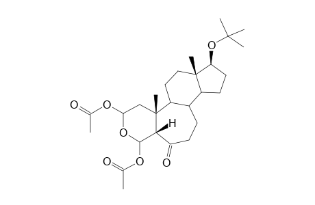 B-Homo-17-O-tert-butyl-2,4-diacetoxy-3-oxa-4-dehydrotestosteron-6-one