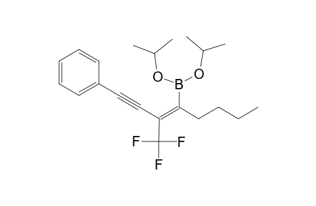 (E)-2-(1-BUTYL-4-PHENYL-2-TRIFLUOROMETHYLBUT-1-EN-3-YNYL)-4,4,5,5-TETRAMETHYL-1,3,2-DIOXABOROLANE