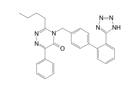 3-Butyl-6-phenyl-4-[2'-(1H-tetrazol-5-yl)-biphenyl-4-ylmethyl]-4H-[1,2,4]triazin-5-one