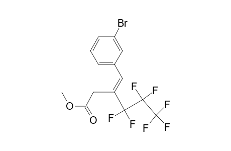 Methyl 3-perfluoropropyl-4-(m-bromophenyl)but-3-enoate