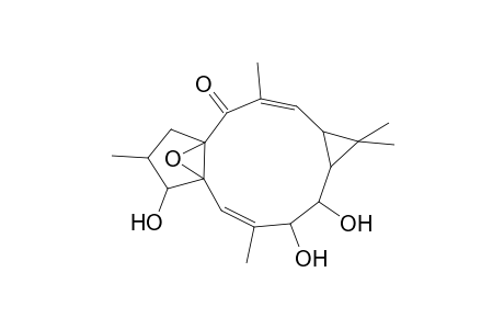 4a,7a-Epoxy-5H-cyclopenta[a]cyclopropa[f]cycloundecen-4(1H)-one, 1a,6,7,10,11,11a-hexahydro-7,10,11-trihydroxy-1,1,3,6,9-pentamethyl-