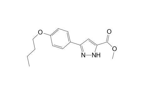 1H-Pyrazole-5-carboxylic acid, 3-(4-butoxyphenyl)-, methyl ester