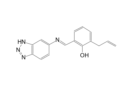 2-Allyl-6-[(E)-(1H-1,2,3-benzotriazol-6-ylimino)methyl]phenol