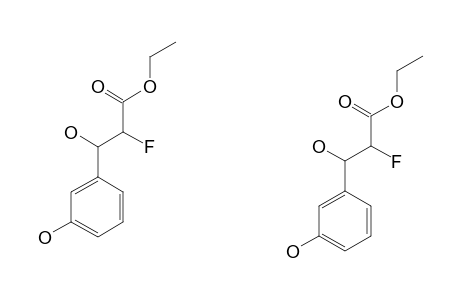 ETHYL-2-FLUORO-3-HYDROXY-3-(3-HYDROXYPHENYL)-PROPANOATE