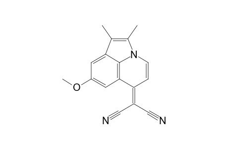 Propanedinitrile, (8-methoxy-1,2-dimethyl-6H-pyrrolo[3,2,1-ij]quinolin-6-ylidene)-