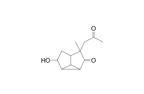 3-Hydroxy-1-methyl-1-(2-oxopropyl)hexahydrocyclopropa[cd]pentalen-2(1H)-one