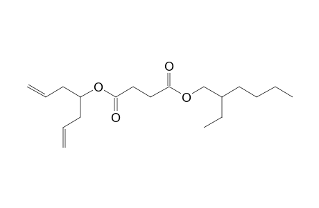 Succinic acid, 2-ethylhexyl hept-1,6-dien-4-yl ester