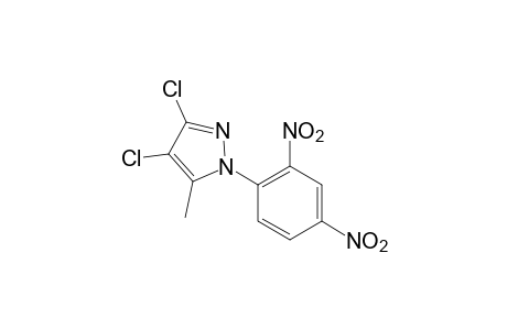 3,4-dichloro-1-(2,4-dinitrophenyl)-5-methylpyrazole