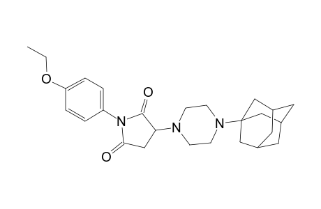 3-(4-Adamantan-1-yl-piperazin-1-yl)-1-(4-ethoxy-phenyl)-pyrrolidine-2,5-dione