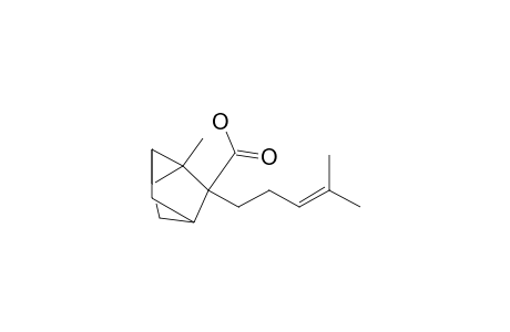 Tricyclo[2.2.1.02,6]heptane-3-carboxylic acid, 2-methyl-3-(4-methyl-3-pentenyl)-