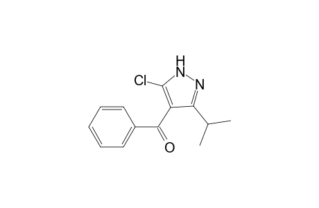 (3-chloranyl-5-propan-2-yl-1H-pyrazol-4-yl)-phenyl-methanone