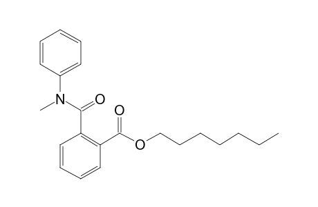 Phthalic acid, monoamide, N-methyl-N-phenyl-, heptyl ester