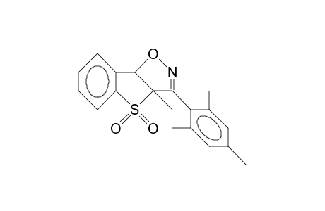 3a,8b-Dihydro-3-mesityl-3a-methyl-(1)benzothieno(2,3-D)isoxazoline 4,4-dioxide