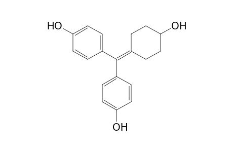 4-[bis(p-hydroxyphenyl)methylene]-cyclohexanol