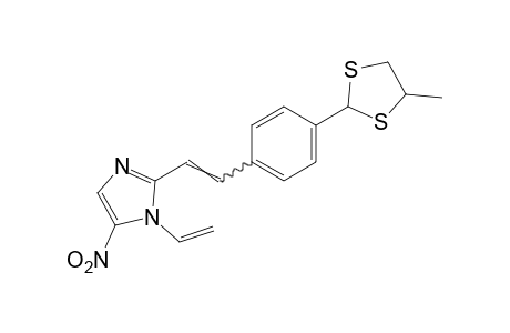 2-[p-(4-methyl-1,3-dithiolan-2-yl)styryl]-5-nitro-1-vinylimisazole