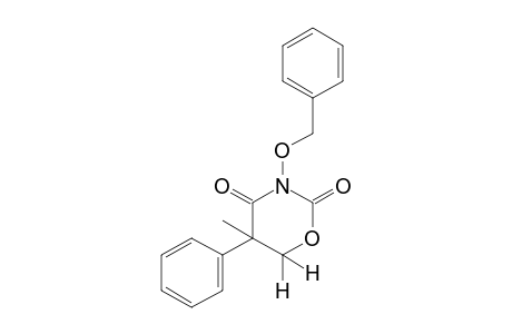 3-(benzyloxy)dihydro-5-methyl-5-phenyl-2H-1,3-oxazine-2,4(3H)-dione