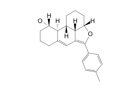 (3aS*, 8S*, 10S*, 10aS*, 10bS*)-2, 3, 3a, 7, 8, 9, 10, 10a, 10b-nonahydro-5-p-tolyl-1H-phenanthro[1,10-bc]furan-10-ol