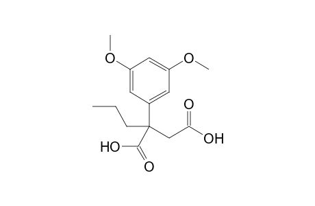 beta-(3,5-Dimethoxyphenyl)-beta-carboxy-caproic acid