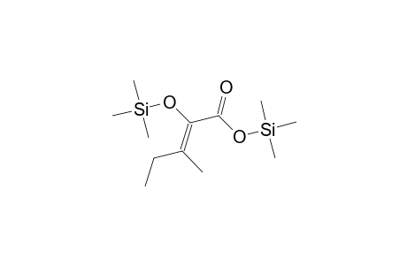 2-Pentenoic acid, 3-methyl-2-[(trimethylsilyl)oxy]-, trimethylsilyl ester