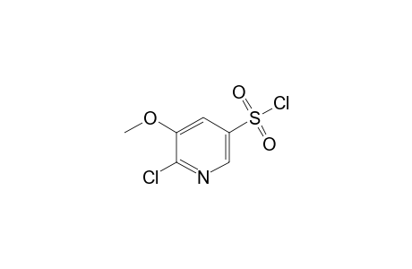 3-Pyridinesulfonyl chloride, 6-chloro-5-methoxy-