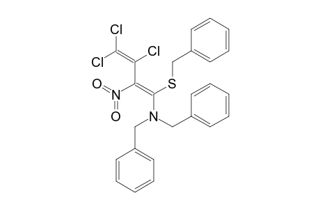 N,N-Dibenzyl-1-(benzylthio)-3,4,4-trichloro-2-nitro-1,3-butadienylamine