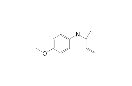 N-(1',1'-dimethylallyl)-4-methoxy-aniline