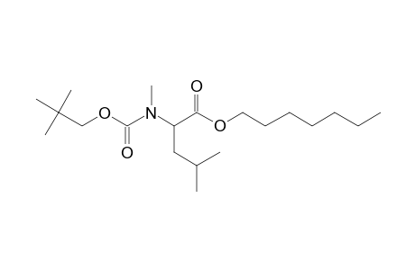 L-Leucine, N-neopentyloxycarbonyl-N-methyl-, heptyl ester