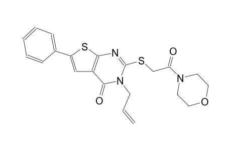 thieno[2,3-d]pyrimidin-4(3H)-one, 2-[[2-(4-morpholinyl)-2-oxoethyl]thio]-6-phenyl-3-(2-propenyl)-