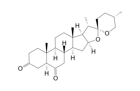 NEOCHLOROGENONE;(25R)-5-ALPHA-SPIROSTAN-3,6-DIONE