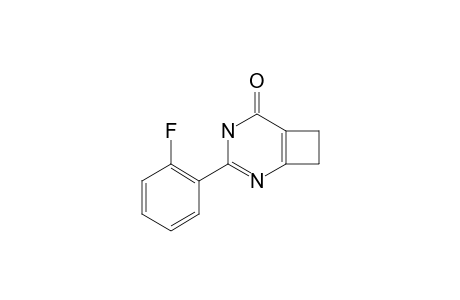 3-(ORTHO-FLUOROPHENYL)-2,4-DIAZABICYCLO-[4.2.0]-OCTA-1(6),2-DIEN-5-ONE