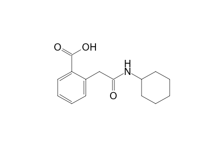 2-[(Cyclohexylcarbamoyl)methyl]benzoic acid
