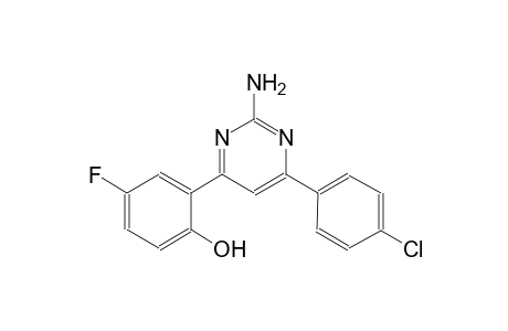 2-[2-amino-6-(4-chlorophenyl)-4-pyrimidinyl]-4-fluorophenol