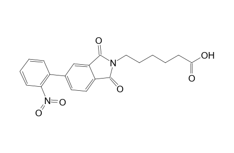 1H-isoindole-2-hexanoic acid, 2,3-dihydro-5-(2-nitrophenyl)-1,3-dioxo-