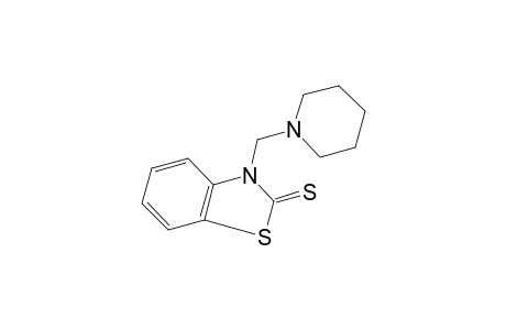 3-(piperdinomethyl)-2-benzothiazolinethione