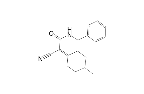 N-benzyl-2-cyano-2-(4-methylcyclohexylidene)acetamide