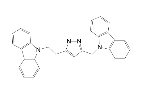 9-((5-(2-(9H-Carbazol-9-yl)ethyl)-1H-pyrazol-3-yl)-methyl)-9H-carbazole