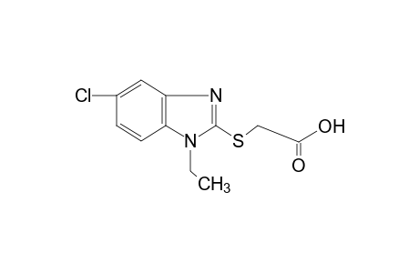 [(5-chloro-1-ethylbenzimidazol-2-yl)thio]acetic acid