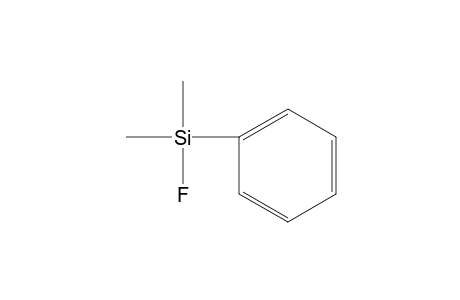 (CH3)2(C6H5)SIF;PHENYL-DIMETHYLFLUORO-SILANE