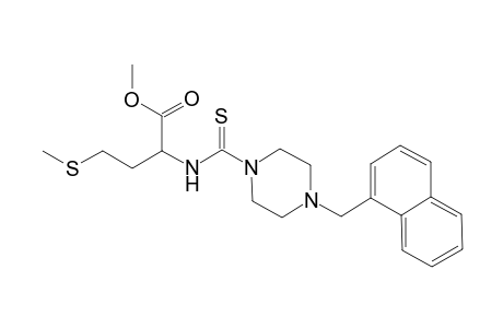 butanoic acid, 4-(methylthio)-2-[[[4-(1-naphthalenylmethyl)-1-piperazinyl]carbonothioyl]amino]-, methyl ester, (2S)-