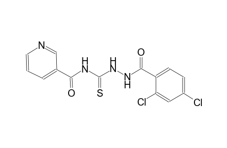 N-{[2-(2,4-dichlorobenzoyl)hydrazino]carbothioyl}nicotinamide