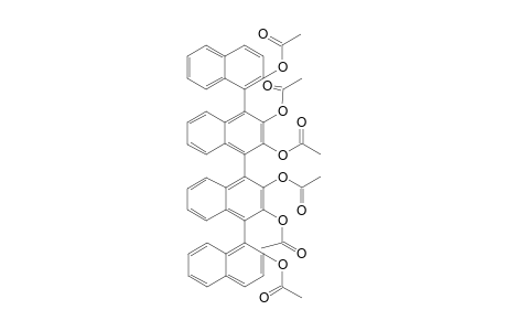 cis,cis-2,2',3',2",3",2"'-Hexahydroxy-1,1':4',1":4",1"'-quaternaphthyl hexaacetate