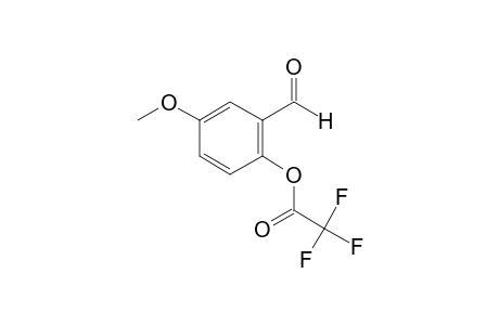 2-Hydroxy-5-methoxybenzaldehyde, o-trifluoroacetyl-