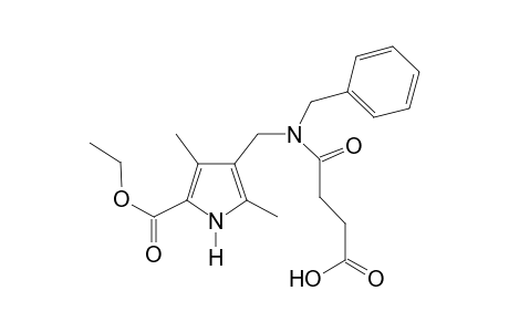 4-(benzyl{[5-(ethoxycarbonyl)-2,4-dimethyl-1H-pyrrol-3-yl]methyl}amino)-4-oxobutanoic acid