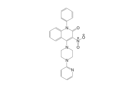 3-nitro-1-phenyl-4-[4-(2-pyridinyl)-1-piperazinyl]-2(1H)-quinolinone