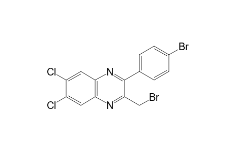 2-(bromomethyl)-3-(p-bromophenyl)-6,7-dichloroquinoxaline