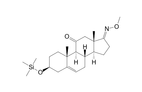 3.BETA.-[(TRIMETHYLSILYL)OXY]-ANDROST-5-ENE-11,17-DIONE-17-(O-METHYLOXIME)