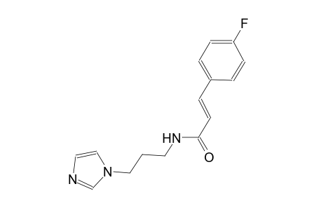 (2E)-3-(4-fluorophenyl)-N-[3-(1H-imidazol-1-yl)propyl]-2-propenamide