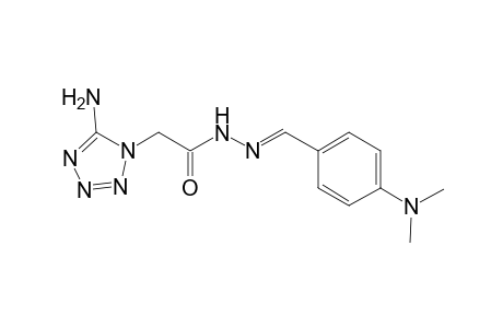 1H-tetrazole-1-acetic acid, 5-amino-, 2-[(E)-[4-(dimethylamino)phenyl]methylidene]hydrazide